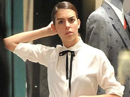 Georgina Rodríguez: dependienta de Gucci y señora Cristiano press shot