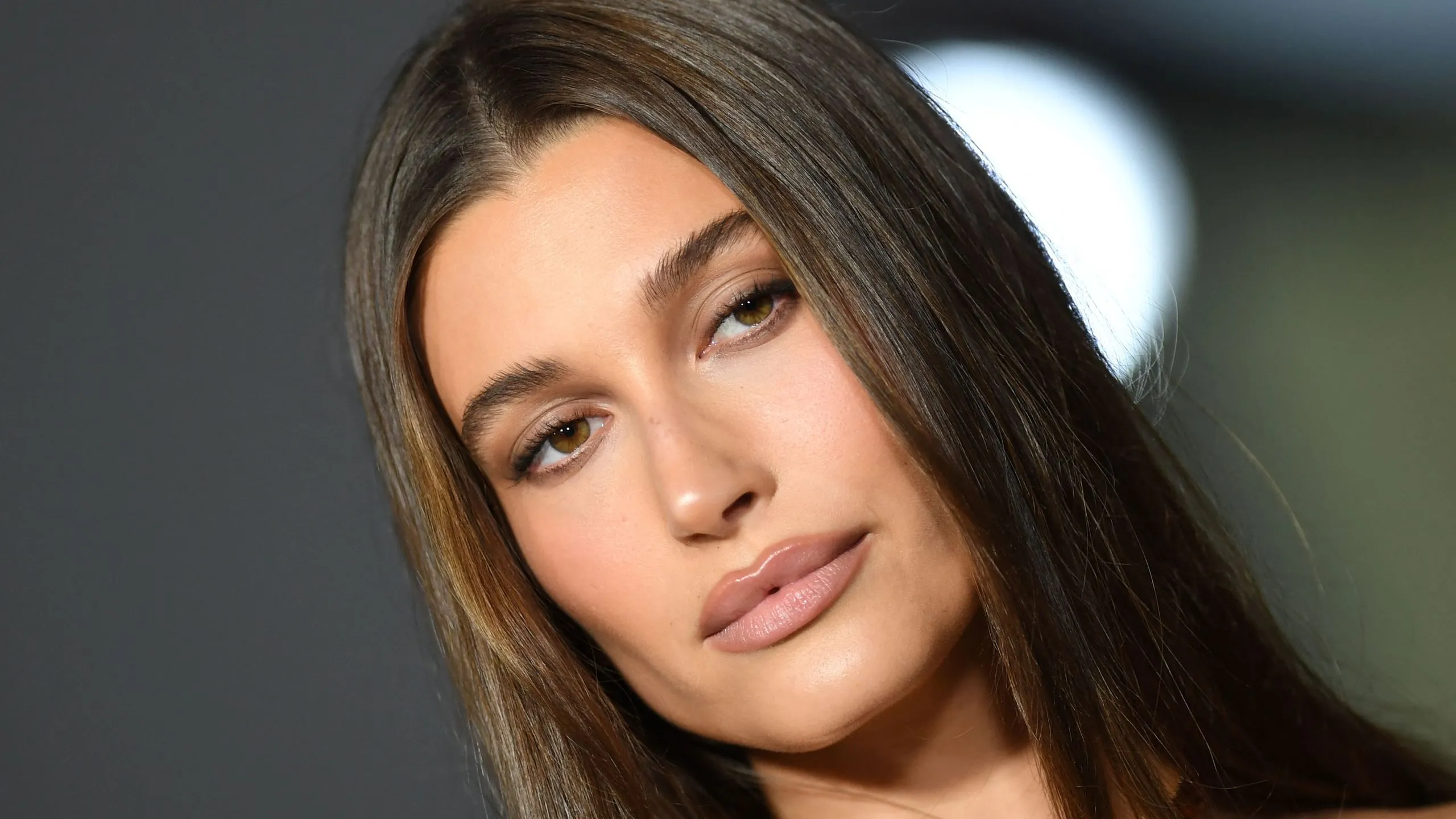 Hailey Bieber press shot