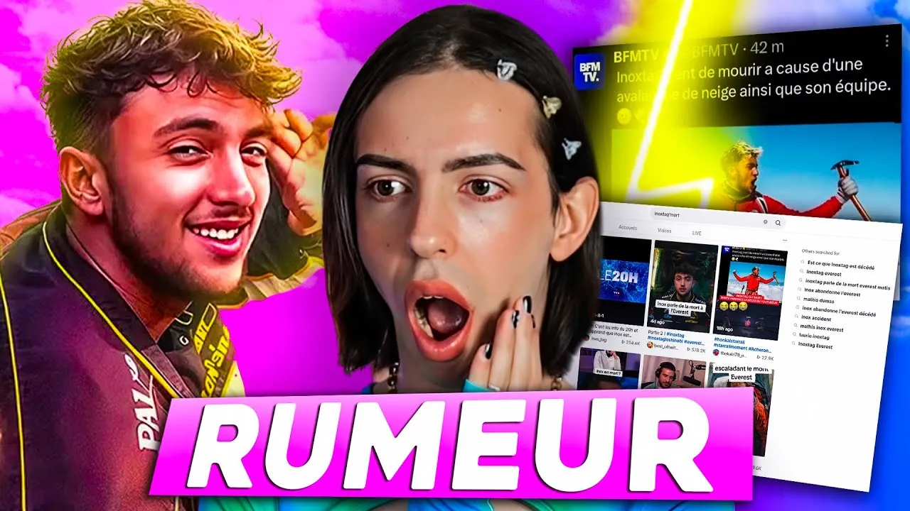 Affaire Inoxtag sœur deepfake 2024 : fact-check complet red carpet