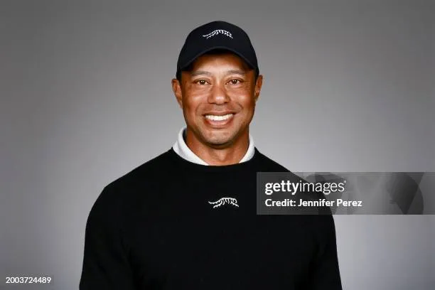 Tiger Woods press shot